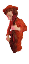 CELLO MUSICAIN FIGURINE