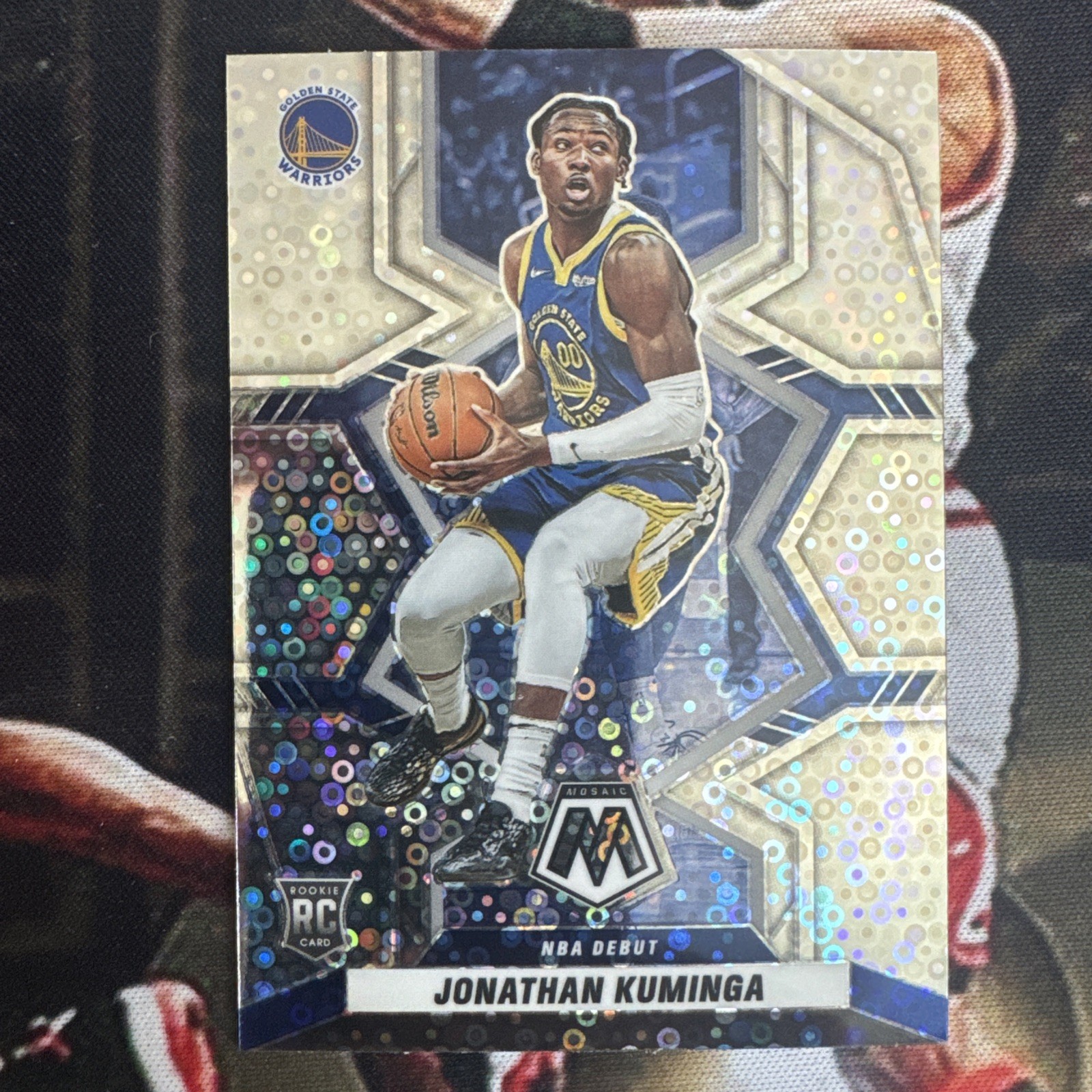2021 Mosaic Fast Break #268 Jonathan Kuminga RC - Warriors