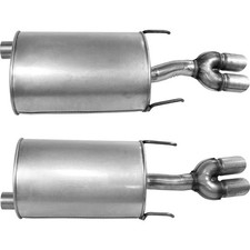 Set-wk18980 Walker Mufflers Set Of 2 Driver Passenger Side Left Right Pair Set-wk18980 Walker Mufflers Set Of 2 Driver Passenger Side Left Right Pair