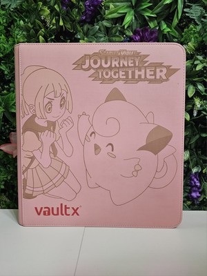 Vault X Binder Journey Together Lillies Clefairy Laser Engraved Pokemon Wailord