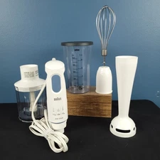 BRAUN Multiquick high speed immersion blender 4185 200 watt TESTED & WORKS