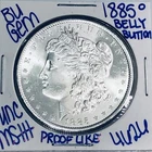 1885 O BELLY BUTTON BU UNCIRCULATED MORGAN SILVER DOLLAR AUTHENTIC U.S.MINT 4626