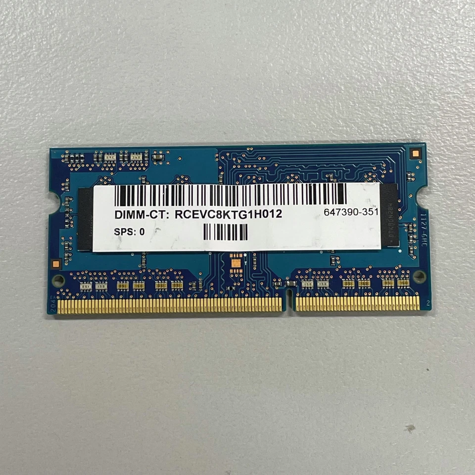 Hynix 2GB DDR3 RAM PC3-12800 1600MHz non-ECC Unbuffered C11 HMT325S6BFR8C-PB - Image 3 of 3