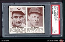 1941 Double Play #9 Frank McCormick / Billy Werber  / 10 Reds PSA 5.5 - EX+
