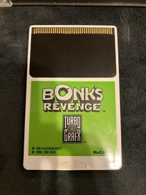 Bonk&rsquo;s Revenge TurboGrafx-16 / TG-16 (Case, Manual, Game Sleeve, HuCard)