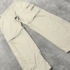 Columbia Pants Boys XL Beige Convertible Short Cargo Trousers