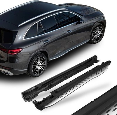 DASPARTS Silver Running Boards Side Steps For 2016-2020 Mercedes GLC Coupe (X253/C253) 2 thumbnail image