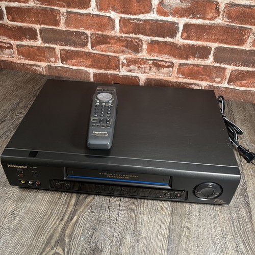 Panasonic PV-7661 4-Head Hi-Fi Stereo Omnivision Blue Line VCR VHS With Remote - Picture 2 of 13