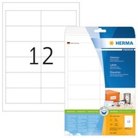Herma 5056 Etiketten Premium A4 97X42,3Mm 300 StüCk Papier Mit Rand Weiß