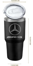 MERCEDES AMG , 30 OZ LASER ENGRAVED TUMBLER PERSONALIZE AVAILABLE FREE