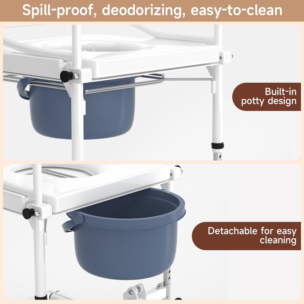 Patient Chair Transferred Lift Wheelchair Removable Split Type 250 lb`