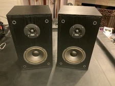 Altec Lansing Model 85 High Fidelity Bookshelf Speaker 8 Ohm Pair Black Tested