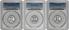 1943 P D S 1c Lincoln Steel Wheat Cent PCGS Graded MS 65 Three Coin Lot