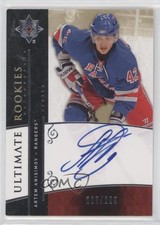 2009 Upper Deck Ultimate Collection Rookies 265/299 Artem Anisimov #110 Auto n1u