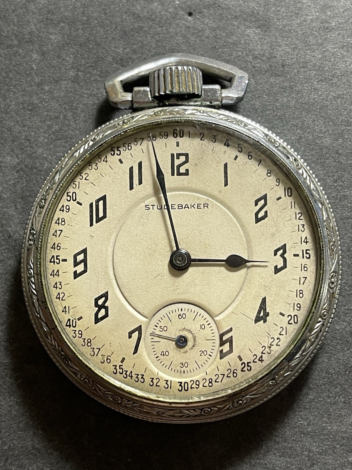 1927 South Bend Studebaker 21J Size 16 Model 2 Pocket Watch Needs Some Repair