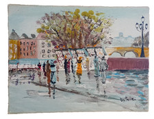 Huile Sur toile Signée Diotallevi ( Joseph Né En 1959 )