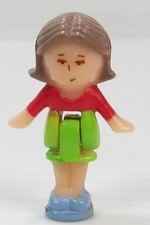 1990 Polly Pocket Vintage Doll Figure Pixie in her Necklace - Pixie