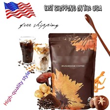 RYZE Mushroom Coffee USDA Organic with 6 Adaptogenic Mushrooms 30 servings New