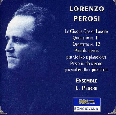 Perosi / Ensemble L - Quartetti NN 11-12 / Piccola Sonata Per Violino E [New CD]