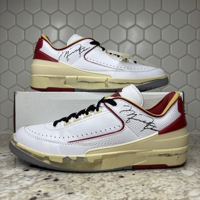 Size 12 - Jordan 2 Retro Low SP Off-White Varsity Red 2021 (DJ4375-106) VNDS