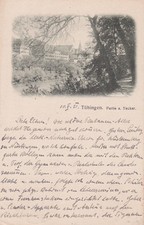 Greetings from Tübingen - view of the city a...