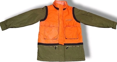 TOMMY HILFIGER Utility Gear Jacket Men s XL TH-85 Transformable Vintage (READ)