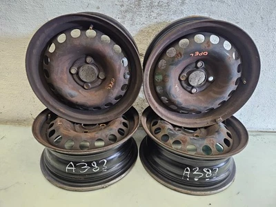 4x Stahlfelge Opel Corsa Vectra Astra usw. 5,5x14 ET39 LK-4x100 (A383) - Bild 1 von 4