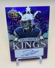 🔥 2022 Leaf Metal Draft Touchdown Kings Jahmyr Gibbs rookie auto autograph /25