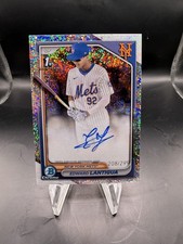 2024 Bowman Chrome Edward Lantigua Prospect  Speckle Refractors Auto Mets #/299