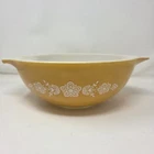Vintage Pyrex Butterfly Gold Cinderella Nesting Mixing Bowl #444 4 Qt.  USA