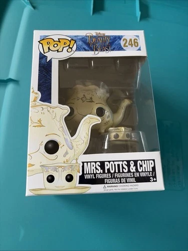 Funko POP! Disney Mrs. Potts and Chip #246 Vaulted Beauty And The Beast Vinyl