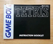 Tetris (Gameboy) GB Instruction Manual Booklet Only... NO GAME