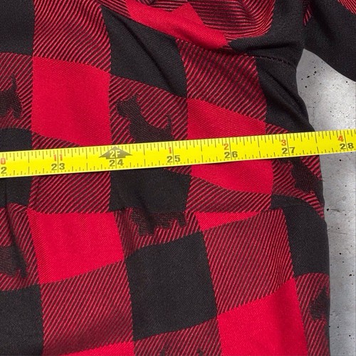 Talbots Scottie Dog Buffalo Plaid Flannel Womens Petite 3XP Red & Black Check - Picture 6 of 10