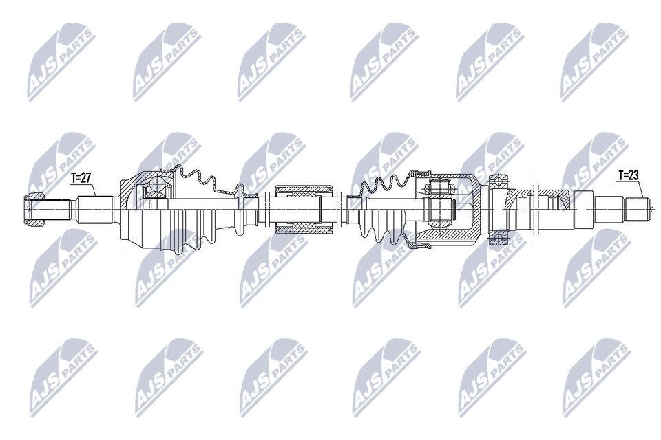 Original NTY Drive Shaft NPW-FR-113 For Ford - Image 10