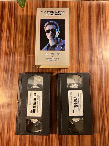 The Terminator Collection VHS 1995 2-Tape Set Arnold Schwarzenegger Movie Sci-Fi - Picture 10 of 12