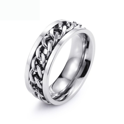 Stainless Steel Men Punk Ring Religion Skull Hip Hop Skeleton Band Gothic Gift - Picture 16 of 38