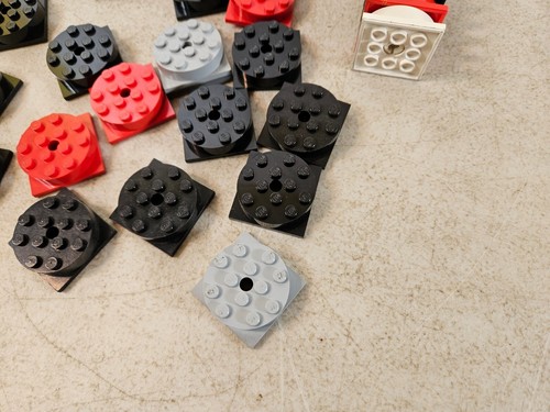vintage Lego spinning rotating base lazy susan turning Lot Parts 25e74 - Picture 4 of 5