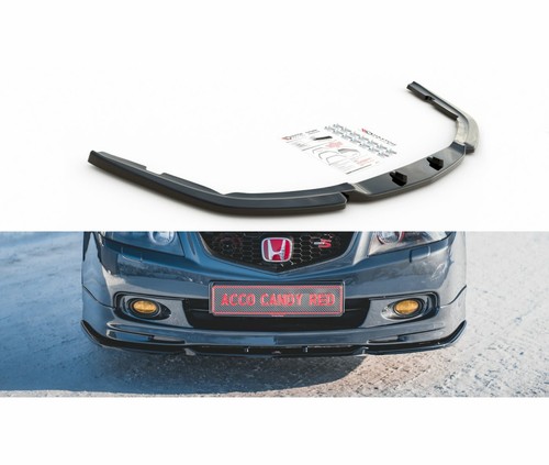 Labio de alerón CUP NEGRO para Honda Accord MK7 tipo S alerón delantero espada ABS V3 - Imagen 2 de 8