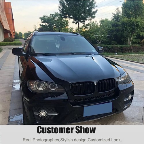 For BMW X5 X6 E70 E71 X5M X6M 2008-14 Gloss Front Kidney Grill Grille Dual Slats - Picture 10 of 12