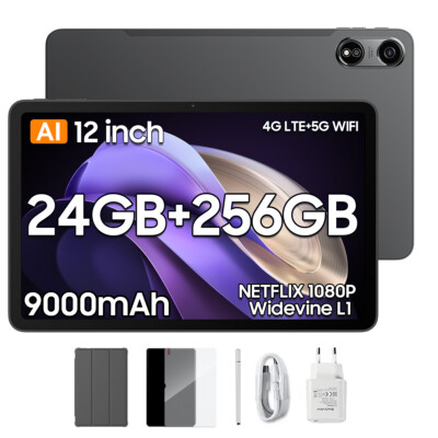 Blackview Oscal Pad 100 Andriod 15 Tablet 12 Zoll 24GB+256GB 9000mAh Widevine L1