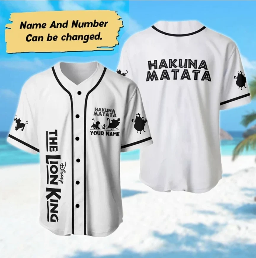 Personalized The Lion King 3D Baseball Jersey Shirt