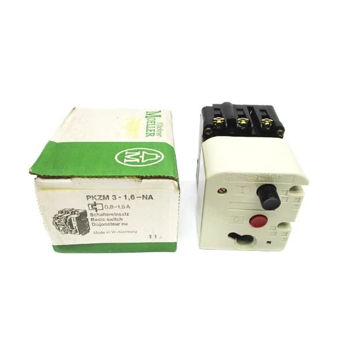 KLOCKNER MOELLER PKZM3-1,6-NA 600VAC 0.8-1.5A NSMP