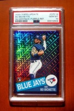 2020 Topps Update #CPC14 Bo Bichette ROOKIE CARD Purple Refractor ~ PSA 10