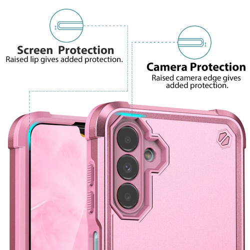 For Samsung Galaxy A15 A25 5G Ring Case Defender Stand Cover+Tempered Glass - Picture 34 of 50
