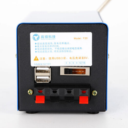 Kurbelgenerator Handkurbel-Generator-USB-Aufladung Notüberlebens-Energiebank - Bild 11 von 12