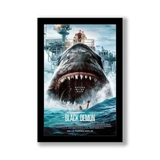 BLACK DEMON - 11x17 Framed Movie Poster by Wallspace