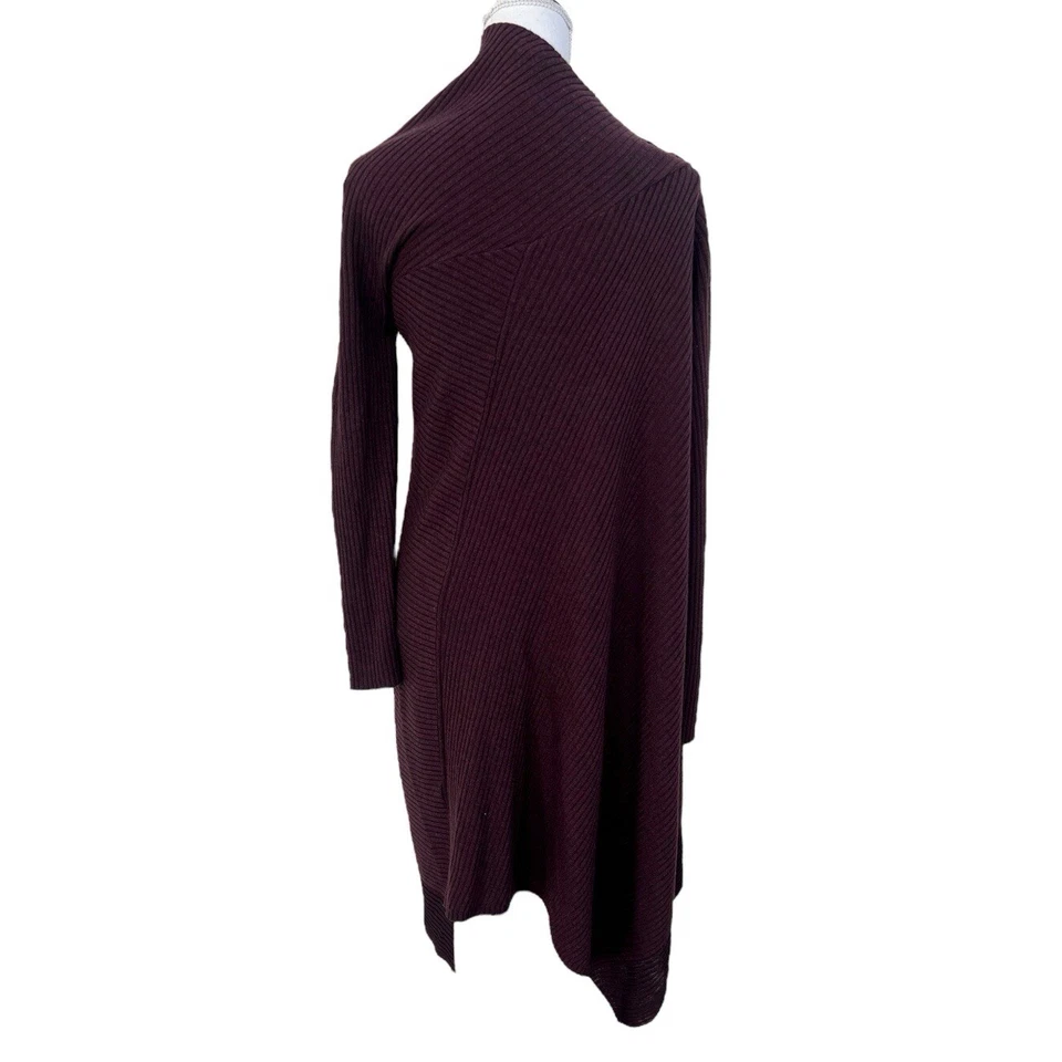 Vestido Suéter Asimétrico Rag & Bone Reanna 100% Lana Merino Talla S Granate *LEER* Foto 2 de 4