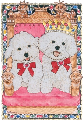 Bichon Frise Blank Note Card - Picture 1 of 1