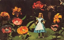 Walt Disney World Postcard Mickey Mouse Revue Alice in Wonderland
