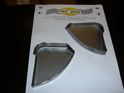 TRIUMPH TR4 TR4A TR5 TR250 TR6 PAIR SILL END CAPS L/H SIDE PART NO 750047 750086